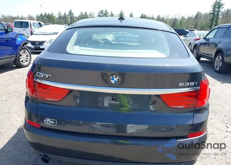 2011 BMW 535I Gran Turismo xDrive из США, поврежденный, VIN WBASP2C58BC337327